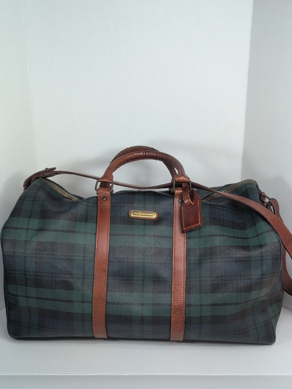Polo Ralph Lauren Vintage Weekender Tartan Pattern